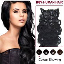 16 1b 613 7pcs Clip In Indian Remy Hair Extensions Clip In